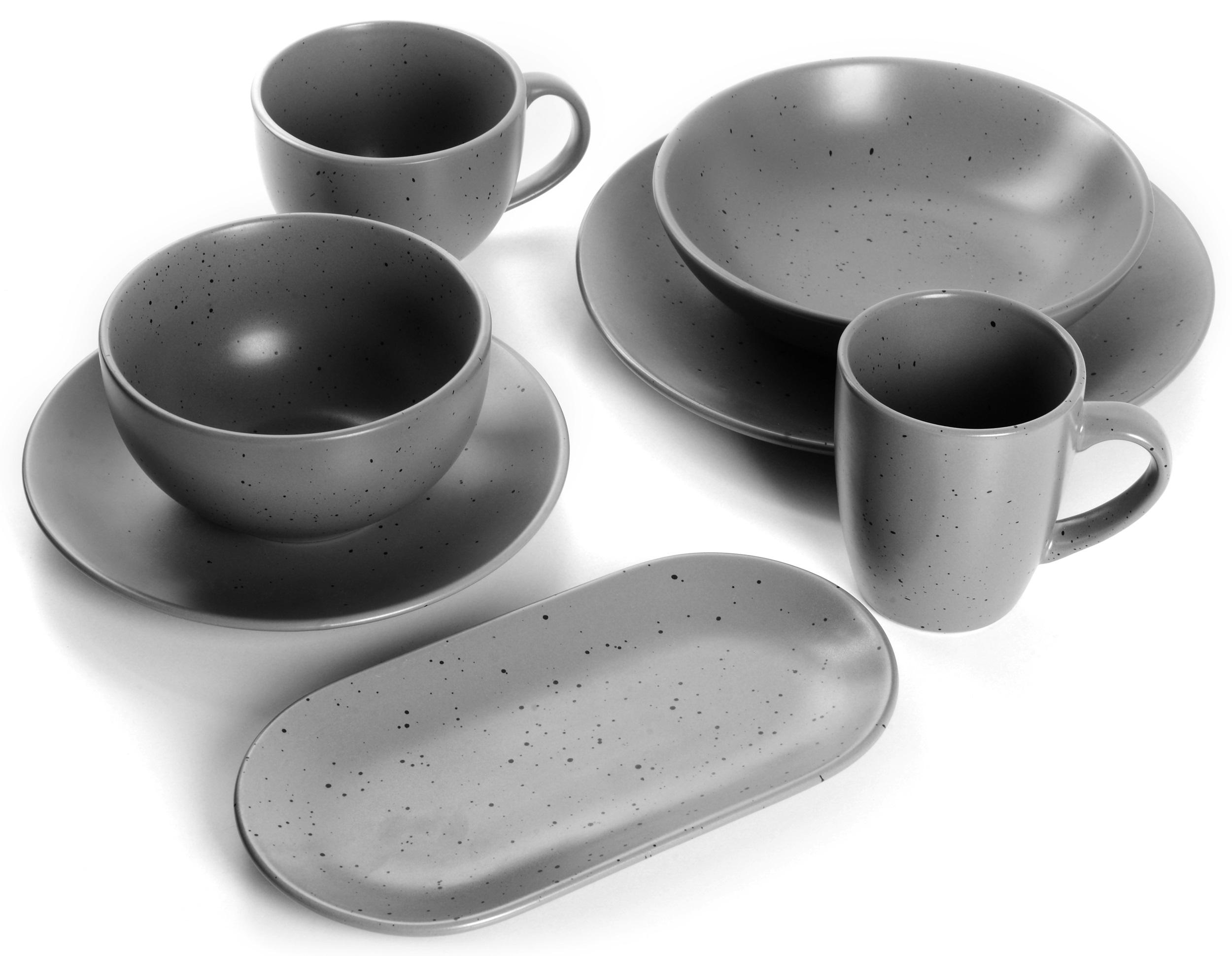 Блюдо Limited Edition SANDY GREY 25 см /овальне (ZH-7016-6)