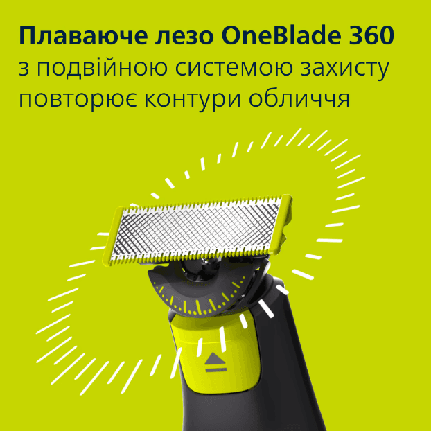 Тример PHILIPS OneBlade Pro 360 QP6542/15 для обличчя та тіла