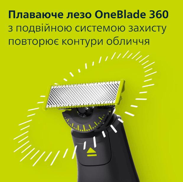 Тример PHILIPS OneBlade Pro 360 QP6652/61 для обличчя та тіла