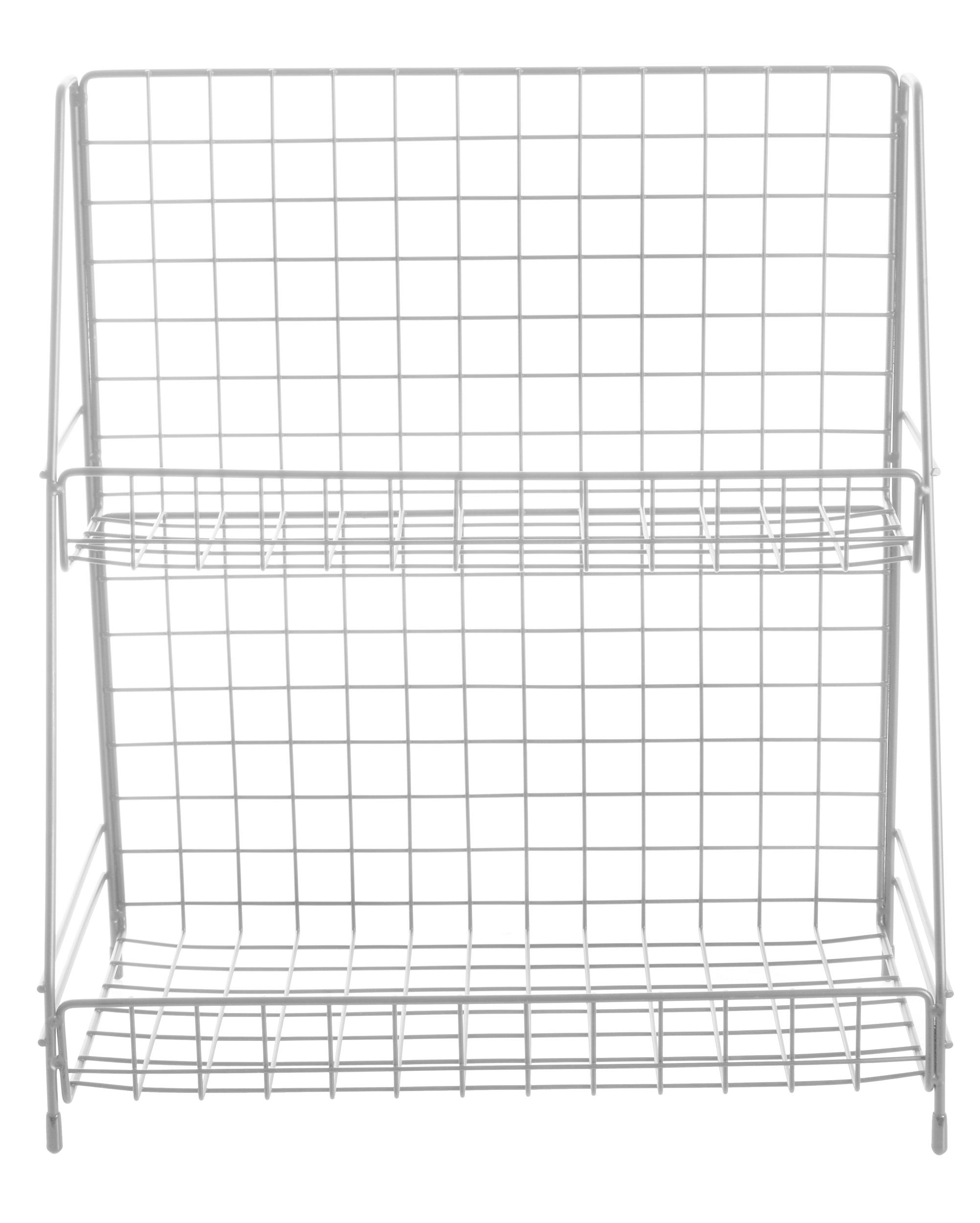 Кух.прилад RINGEL Raum двоярусна полиця 30*15.5*34 біла (RG-025w)