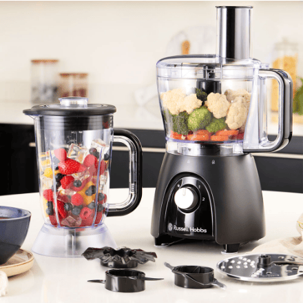 Кухонний комбайн RUSSELL HOBBS 27111-56 Matte Charcoal Food Processor