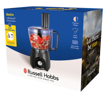Кухонний комбайн RUSSELL HOBBS 27111-56 Matte Charcoal Food Processor