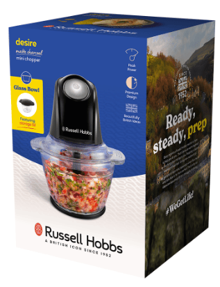 Кухонний комбайн RUSSELL HOBBS 27131-56 Matte Charcoal Mini Chopper