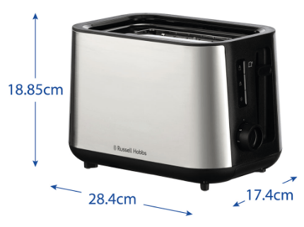 Тостер RUSSELL HOBBS 27390-56 Heaton Brushed 2Slice Toaster