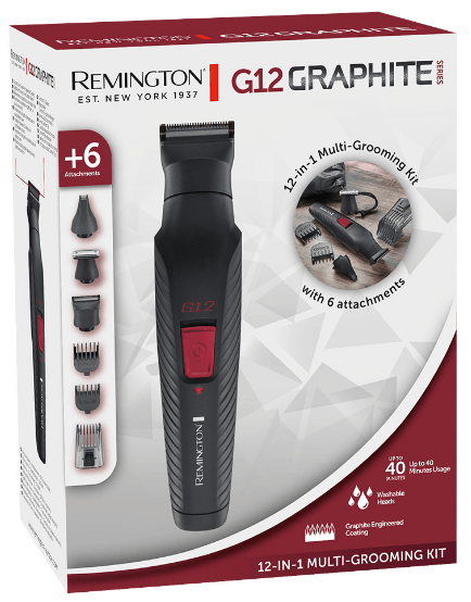 Набір для стрижки REMINGTON PG2120 G10 Graphite 12-in-1 Multigrooming Kit