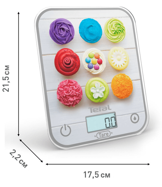 Ваги кухонні TEFAL BC50D4V0 Optiss Cake Pops