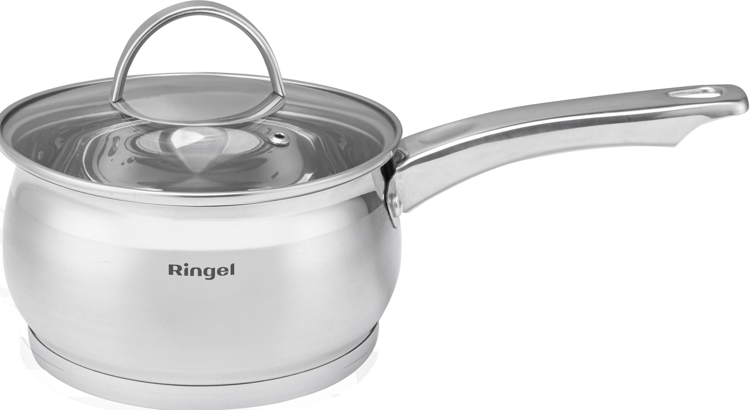 Ківш RINGEL Salsa нерж 16 см (2.2 л) з кришкою (RG-4034-16)