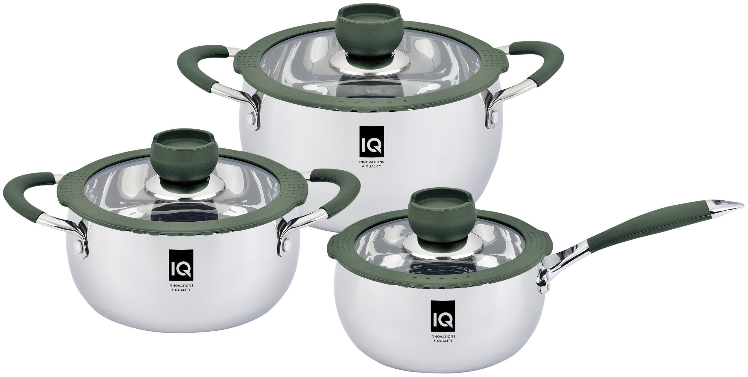 Каструля IQ Be Trendy 20 см (3.4 л) з кришкою (IQ-2044-20)