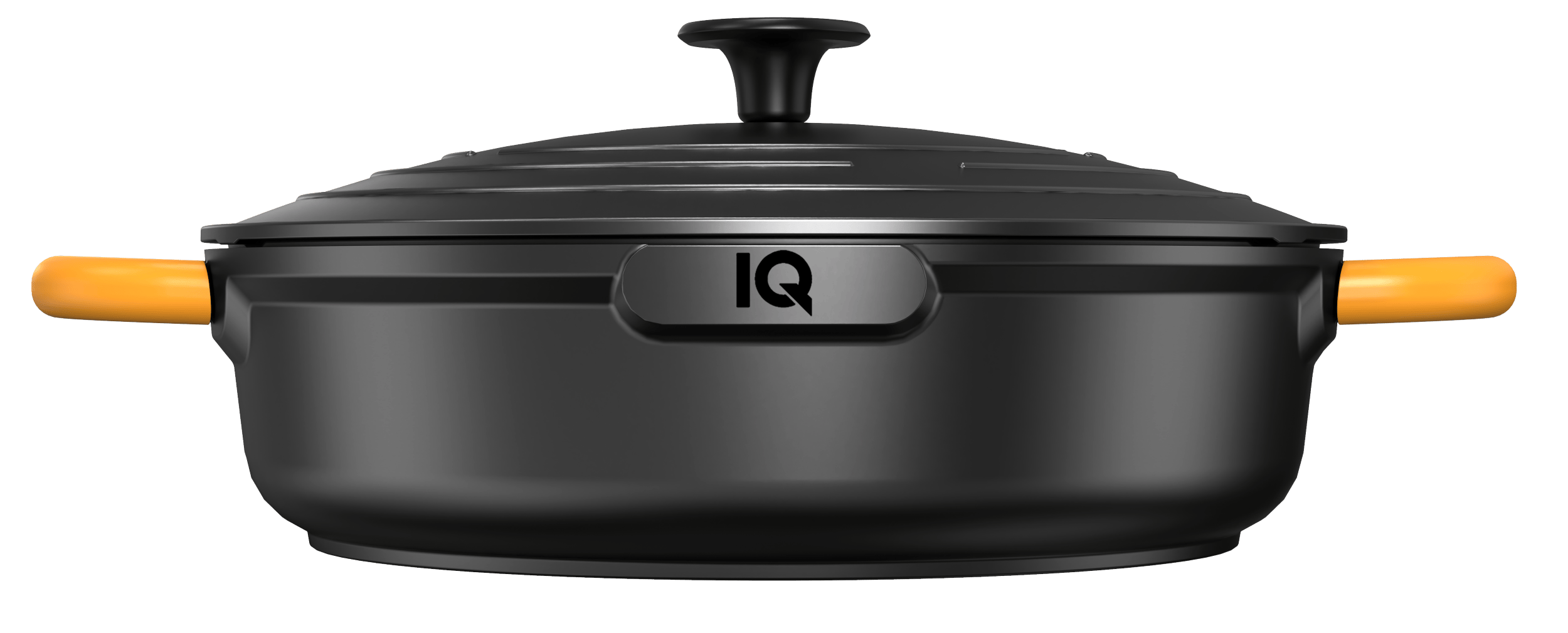 Сотейник IQ Be Active з двома ручками алюмінієвий 28 см (4.0 л) з кришкою (IQ-2148-28)