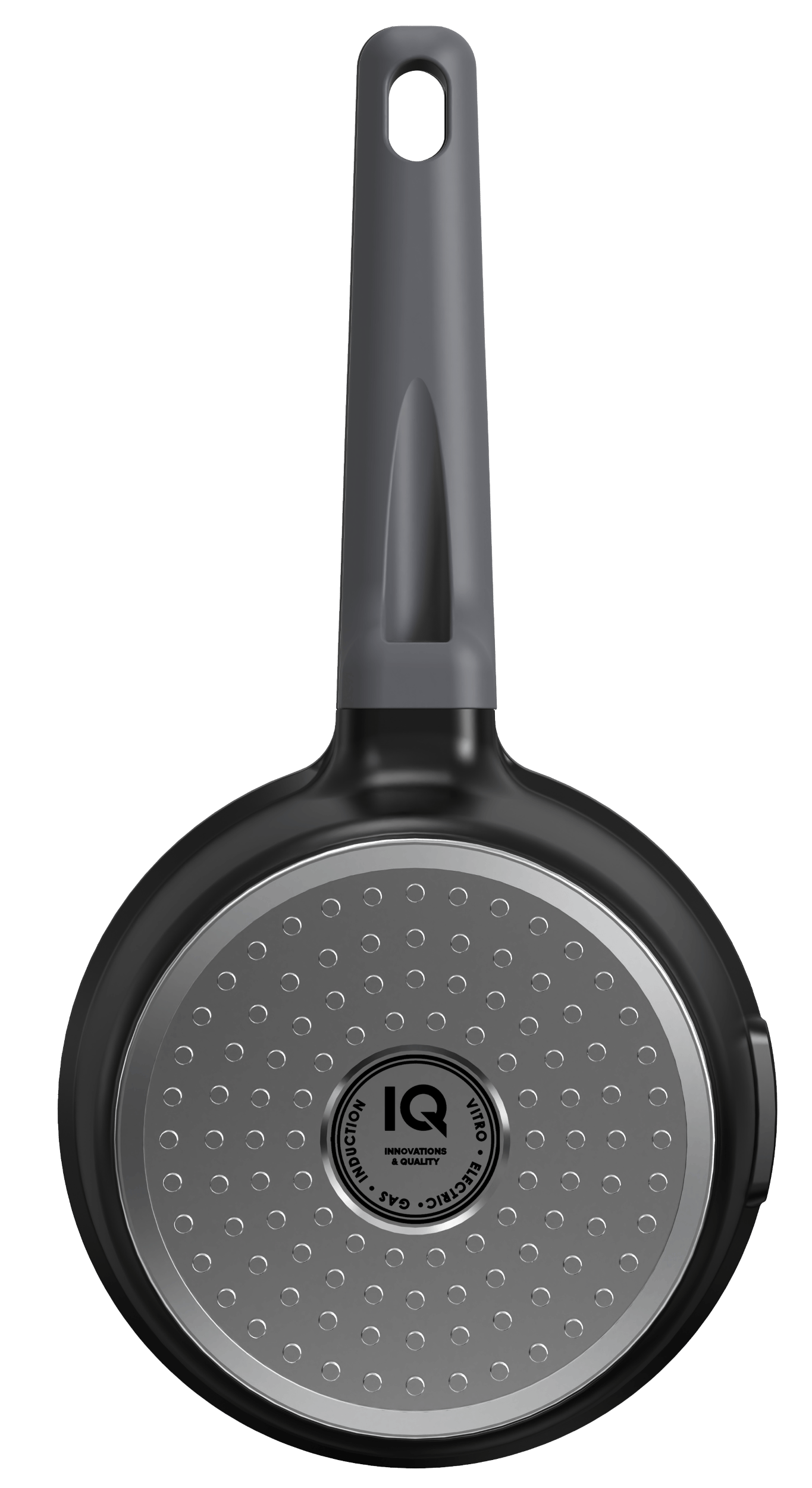 Ківш IQ Be Creative алюмінієвий 16 см (1.3 л) з кришкою (IQ-4047-16)