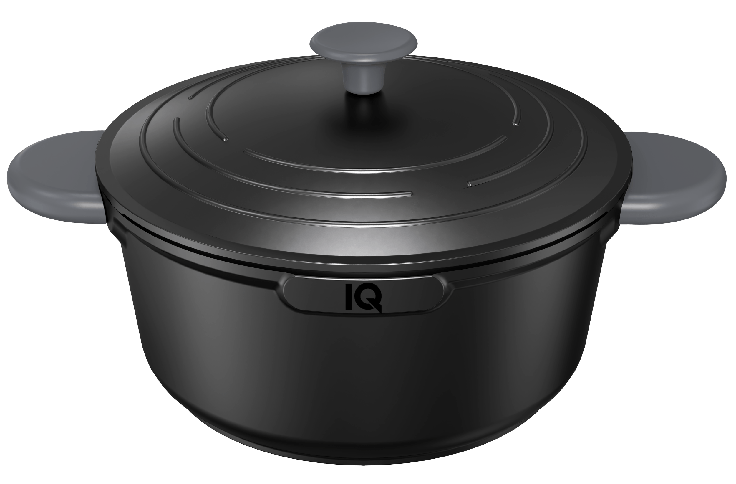 Каструля IQ Be Creative алюмінієва 20 см (2.4 л) з кришкою (IQ-2047-20)