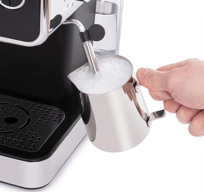 Кавоварка еспрессо RUSSELL HOBBS Distinctions 26450-56, чорно-сріблястий