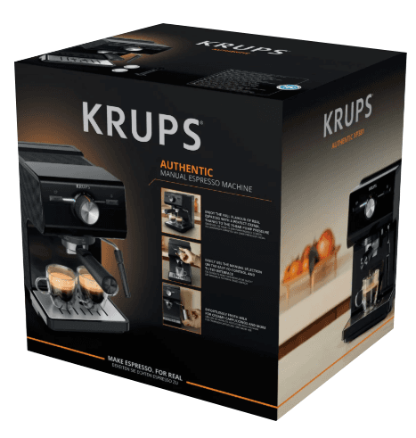 Каво машина KRUPS XP381810 OPIO BLK РІЖКОВА КАВОВАРКА