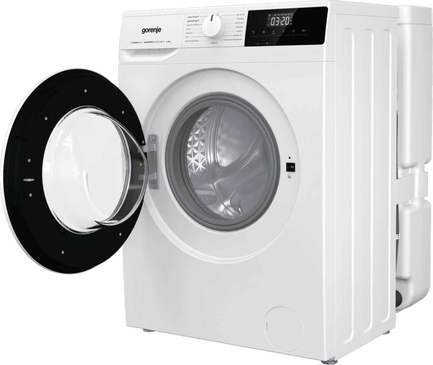 Пральна машина GORENJE WNHPI 62SCSIRV/UA (WFLP6012) + пласт. бак