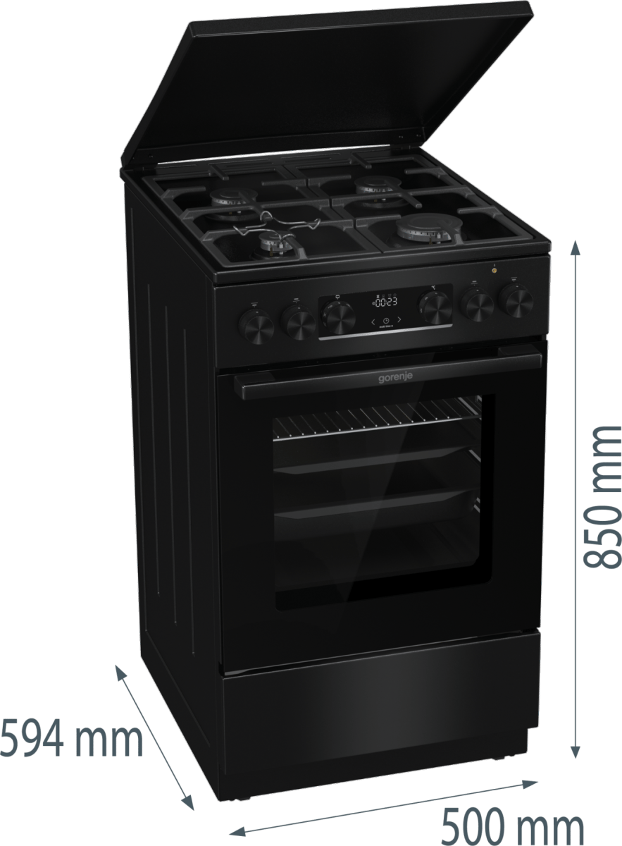 Плита комбінована GORENJE GK5C42BF (FM513D-FPD4B)