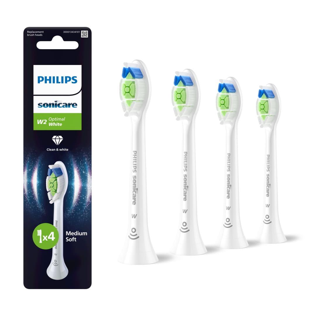 Зубна електрощітка PHILIPS HX6064/87 насадки Optimal White 4 шт