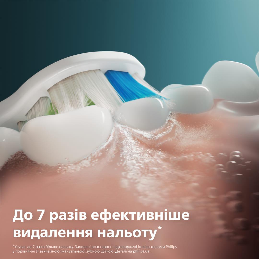 Зубна електрощітка PHILIPS HX6064/87 насадки Optimal White 4 шт