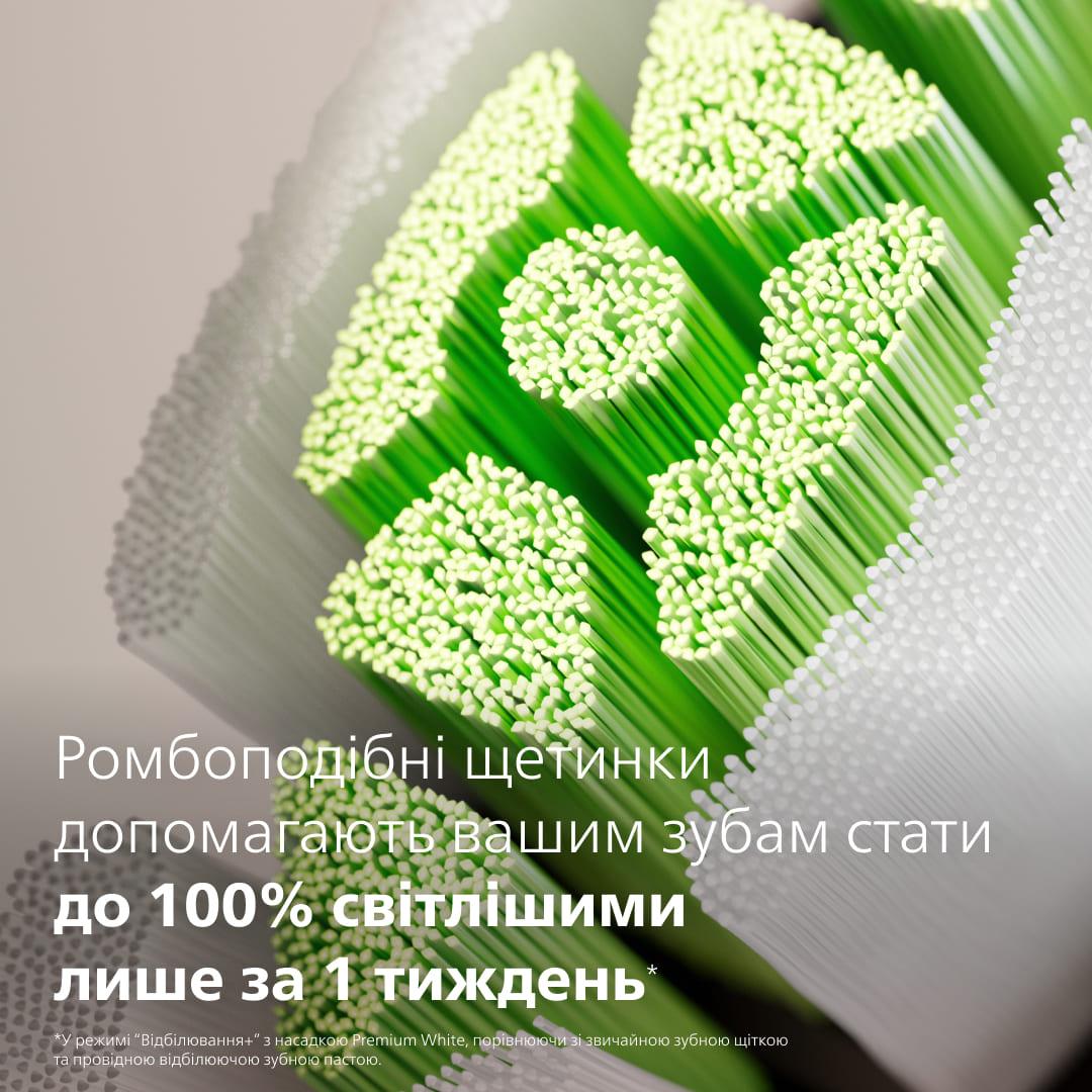Зубна електрощітка PHILIPS HX6062/88 насадки Optimal White 2 шт