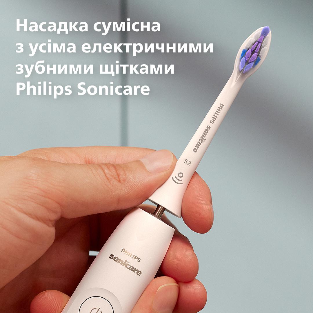 Зубна електрощітка PHILIPS HX6052/87 насадки Sensitive 2 шт