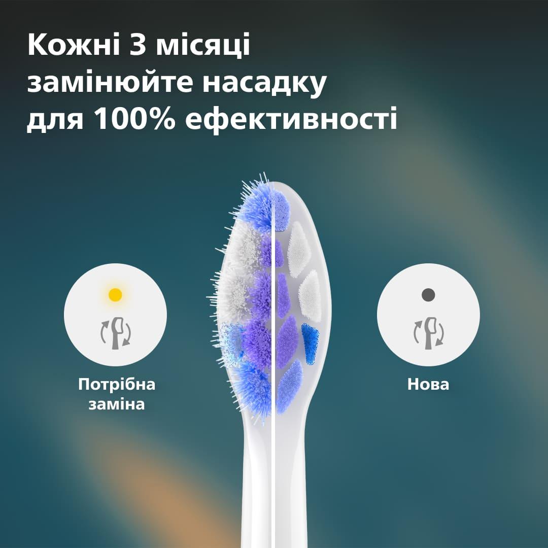 Зубна електрощітка PHILIPS HX6052/87 насадки Sensitive 2 шт