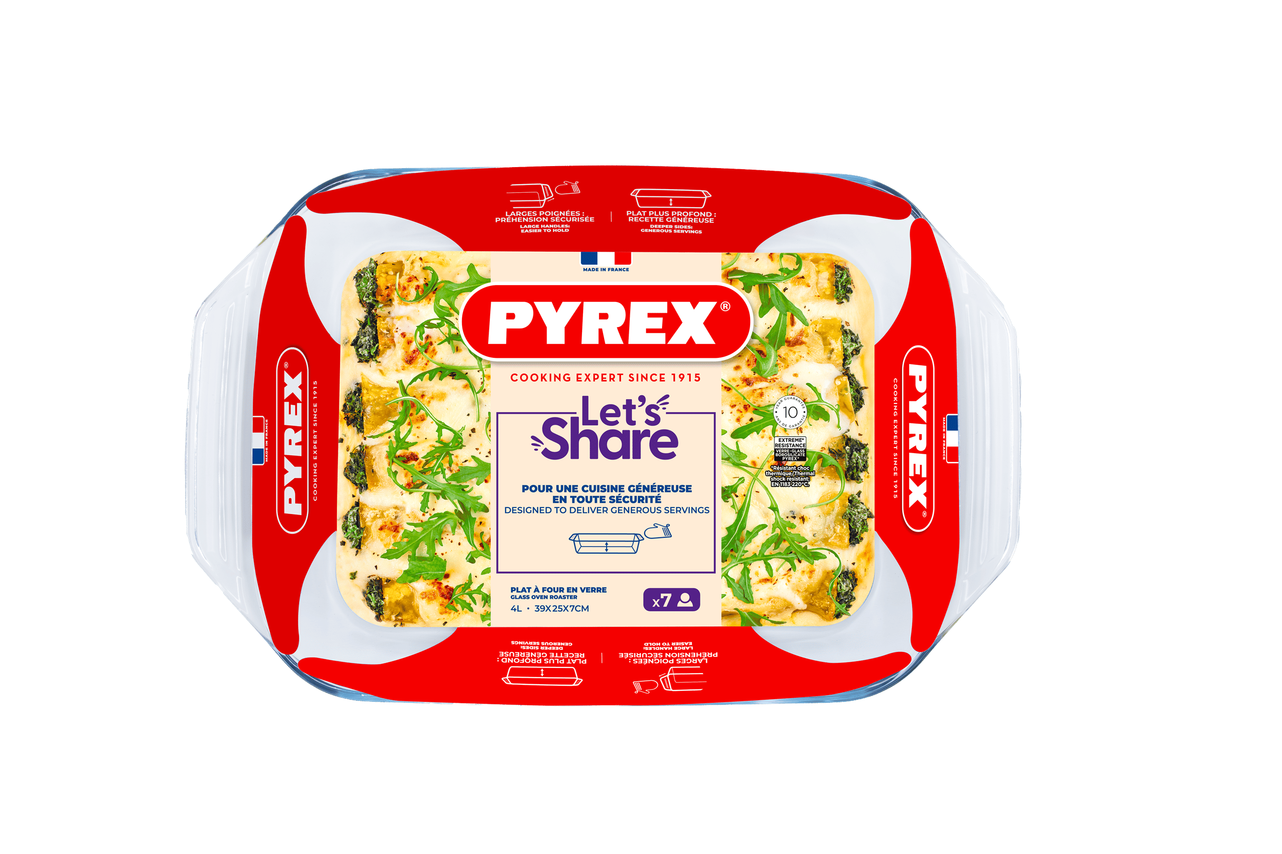 Форма с/к PYREX форма прямокут. 39х25х7см (4л) (409B000/8446)
