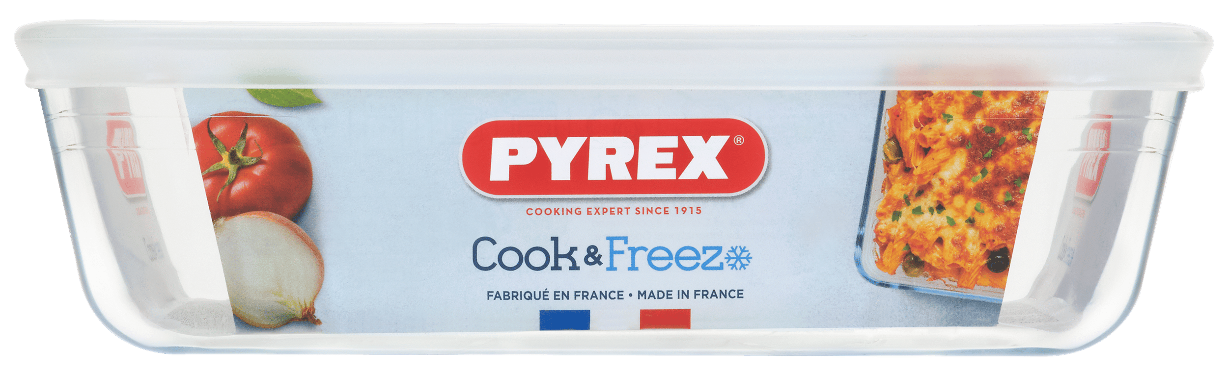 Форма с/к PYREX Cook&Freez форма з криш. прямокут. 22х17х6 (1.5л) (242P000/7946)