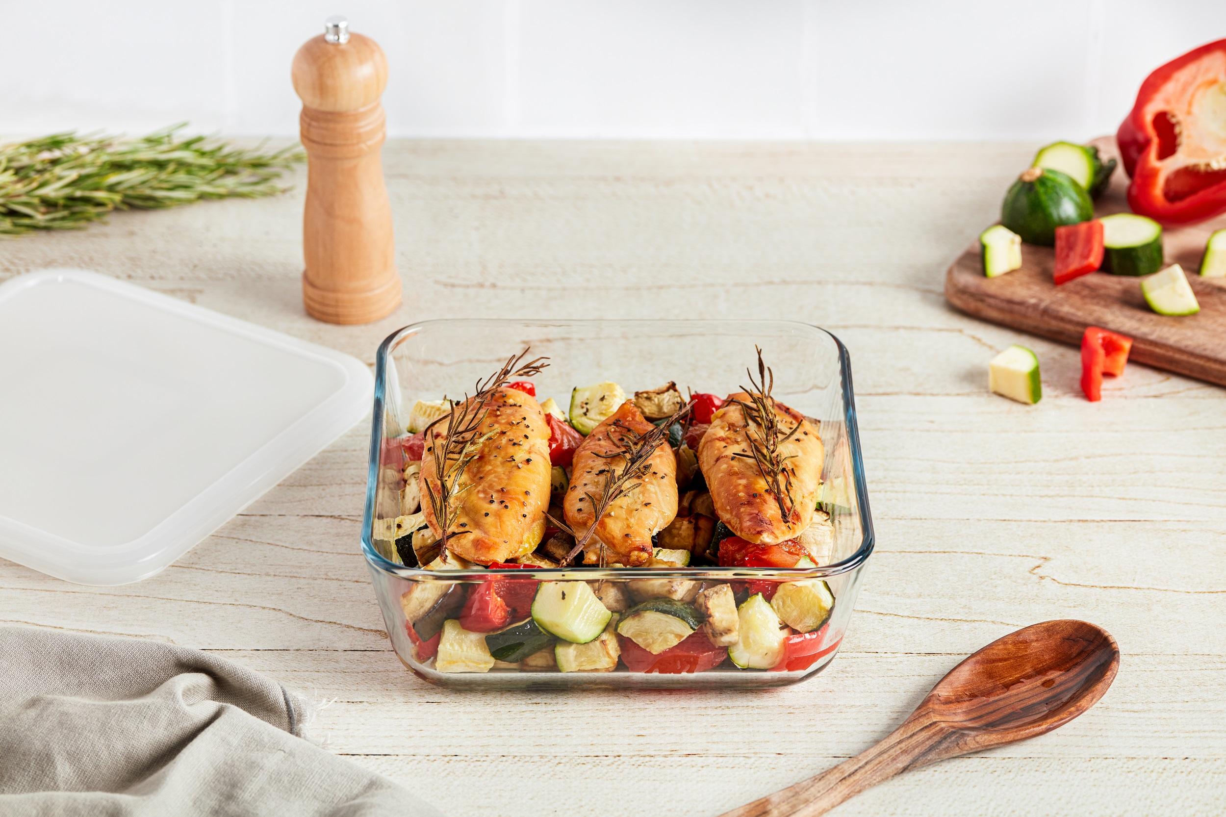 Форма с/к PYREX Cook&Freez форма з криш. квадр. 20х20х7см (2л) (219P001/7944)