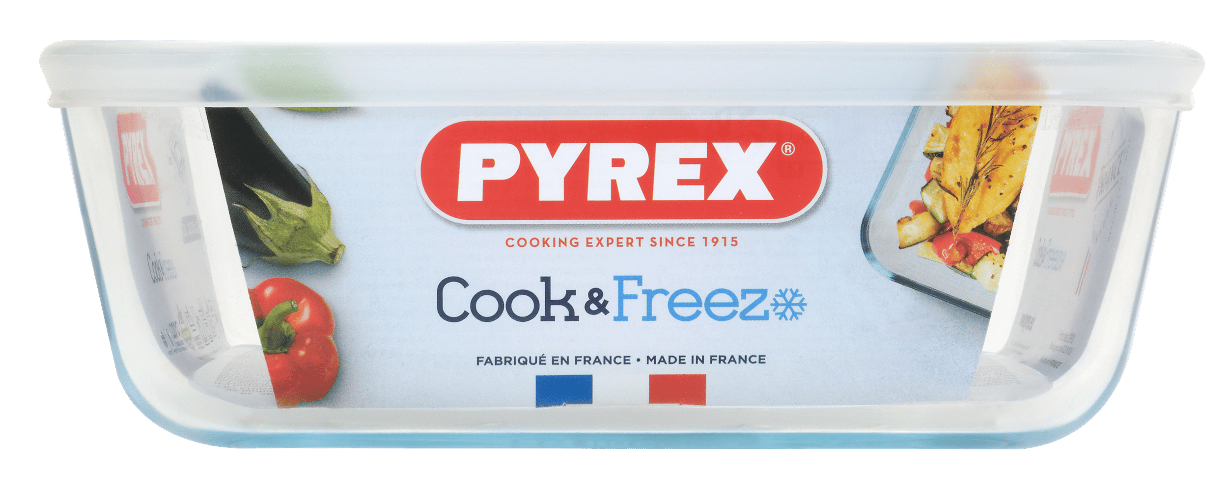Форма с/к PYREX Cook&Freez форма з криш. квадр. 20х20х7см (2л) (219P001/7944)