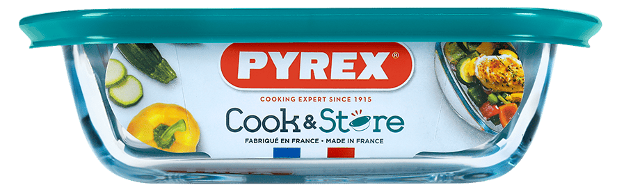 Форма с/к PYREX Cook&Store форма з криш. квад 25х22х7см (2.2л) (212P000/7645)
