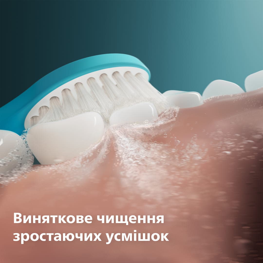 Зубна електрощітка PHILIPS HX6042/90 насадки Kids 7+ років 2 шт