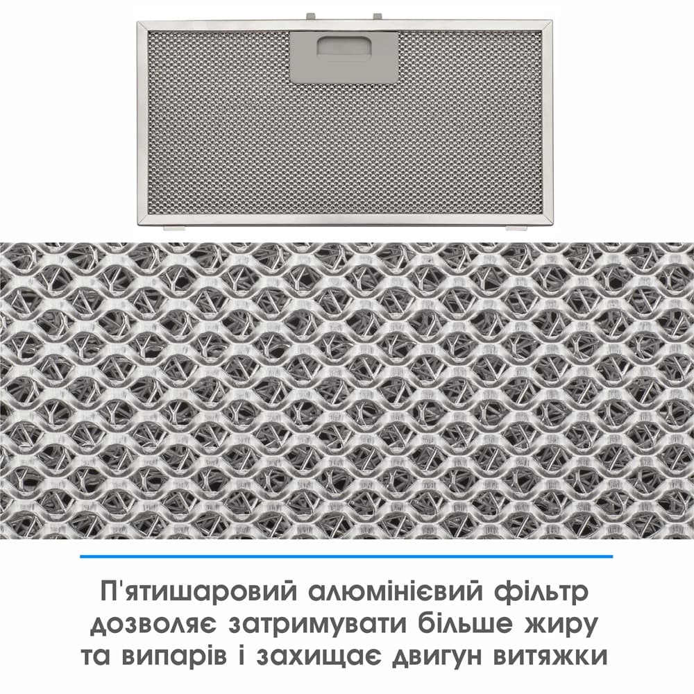 Витяжка ELEYUS GEMINI 800 LED 52 BL