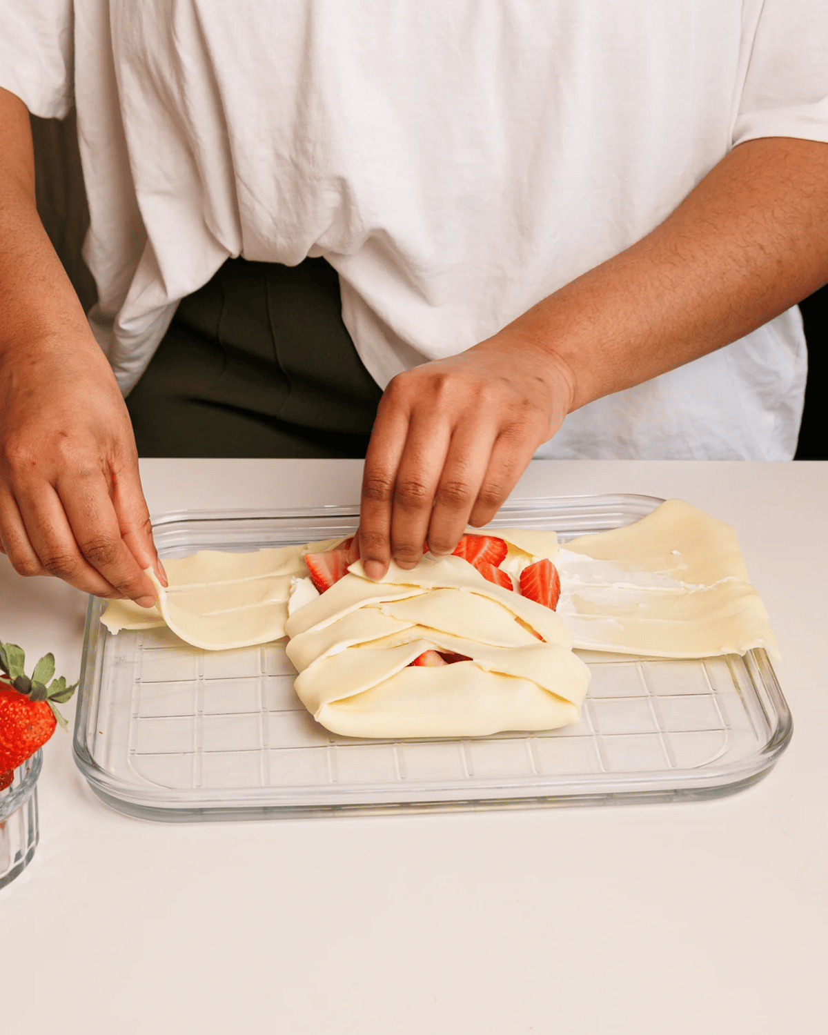 Форма с/к PYREX деко скляне прямокут. 32х26х2см тонке унів. (291B000/8416)