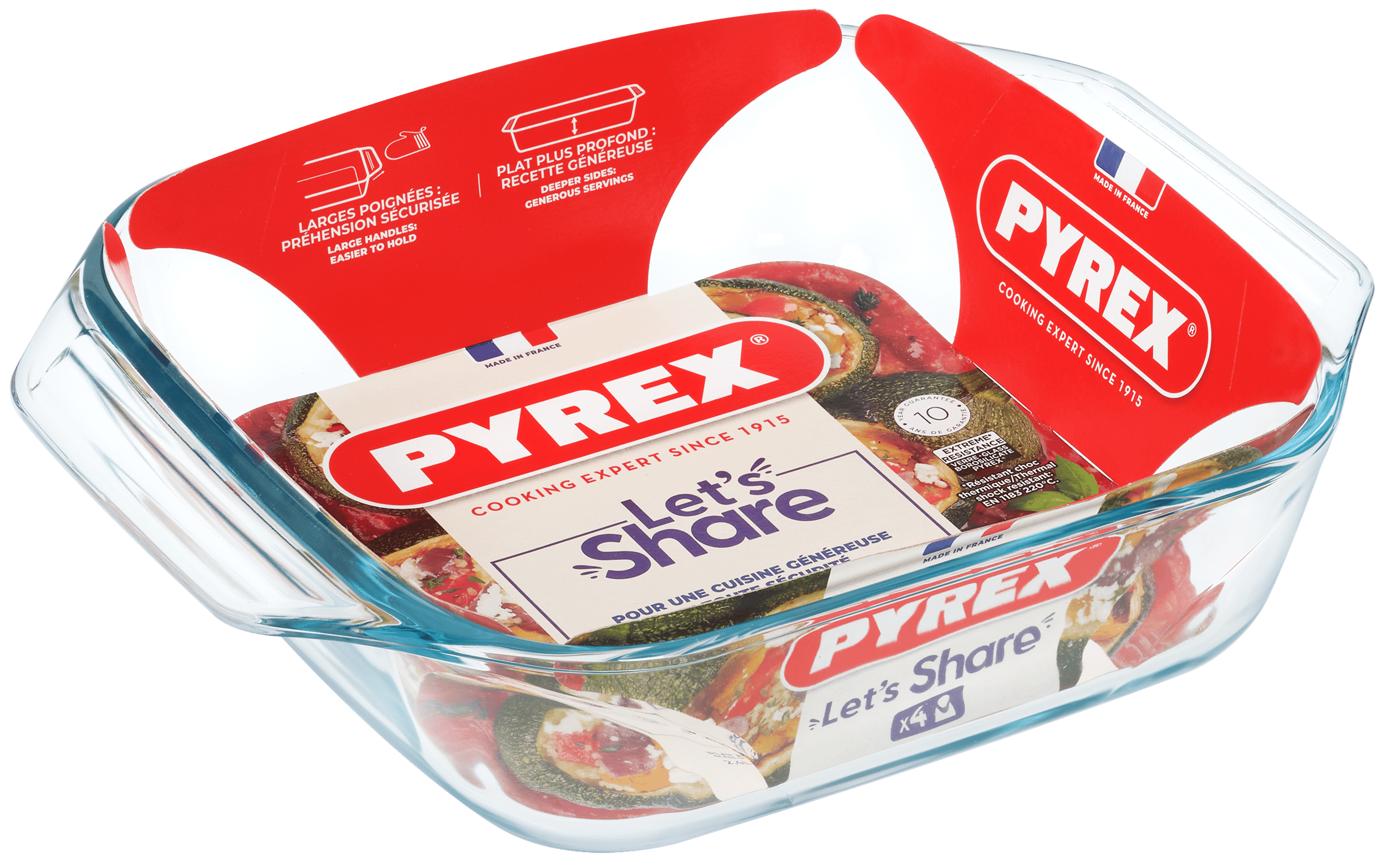 Форма с/к PYREX форма квадр. 29х23х7см (2,4л) (400B000/8446)