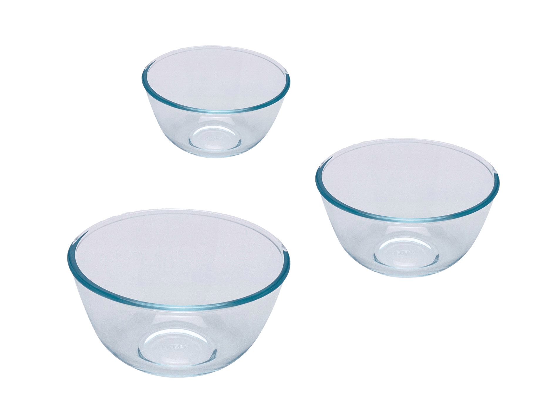 Форма с/к PYREX н-р мисок 3шт (0.7л, 1.1л, 2.3л) (913S603/8044)