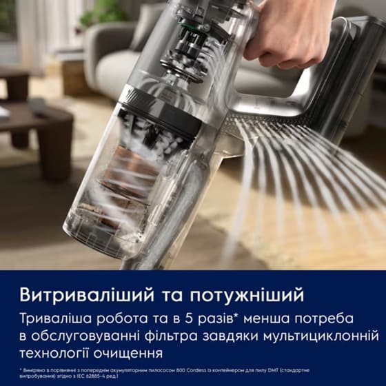 Пилосос акумуляторний ELECTROLUX EP83HB25UV