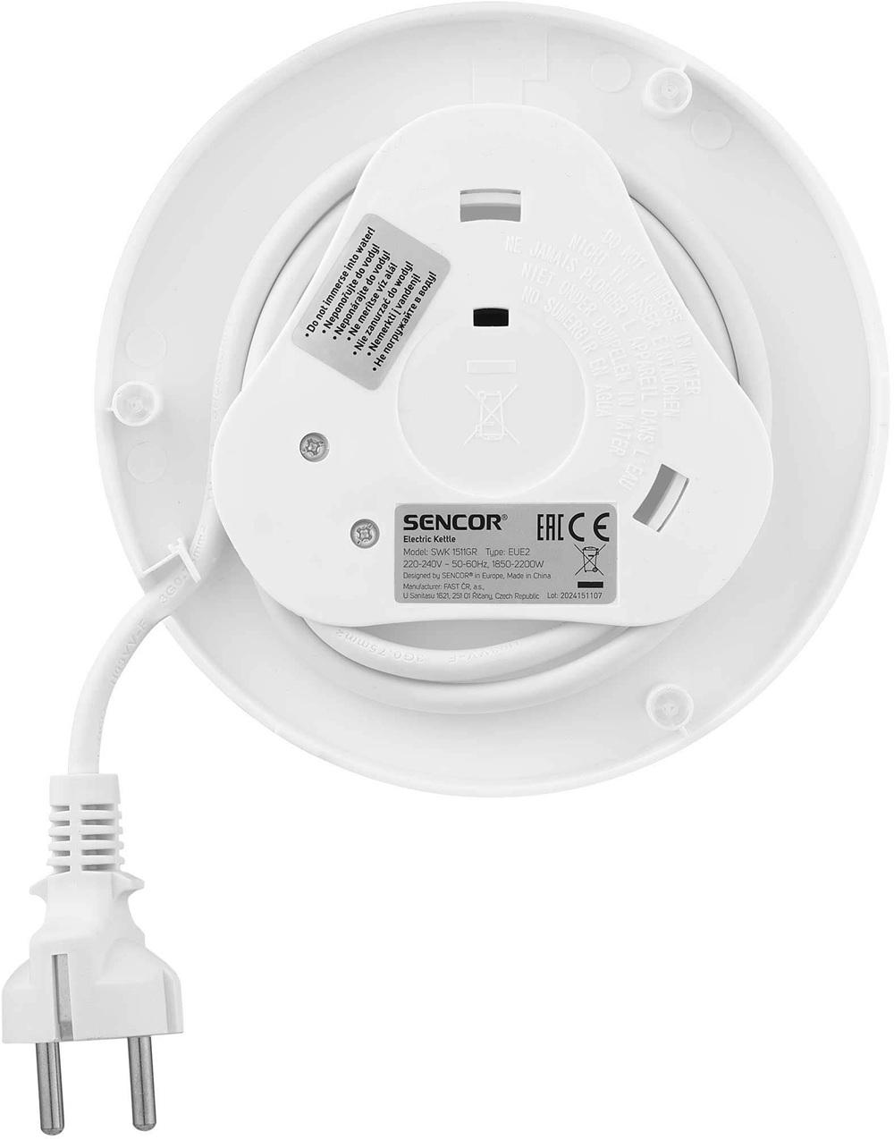 Чайник SENCOR SWK 1511GR