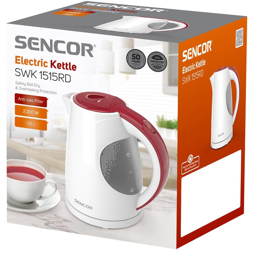 Чайник SENCOR SWK 1515RD