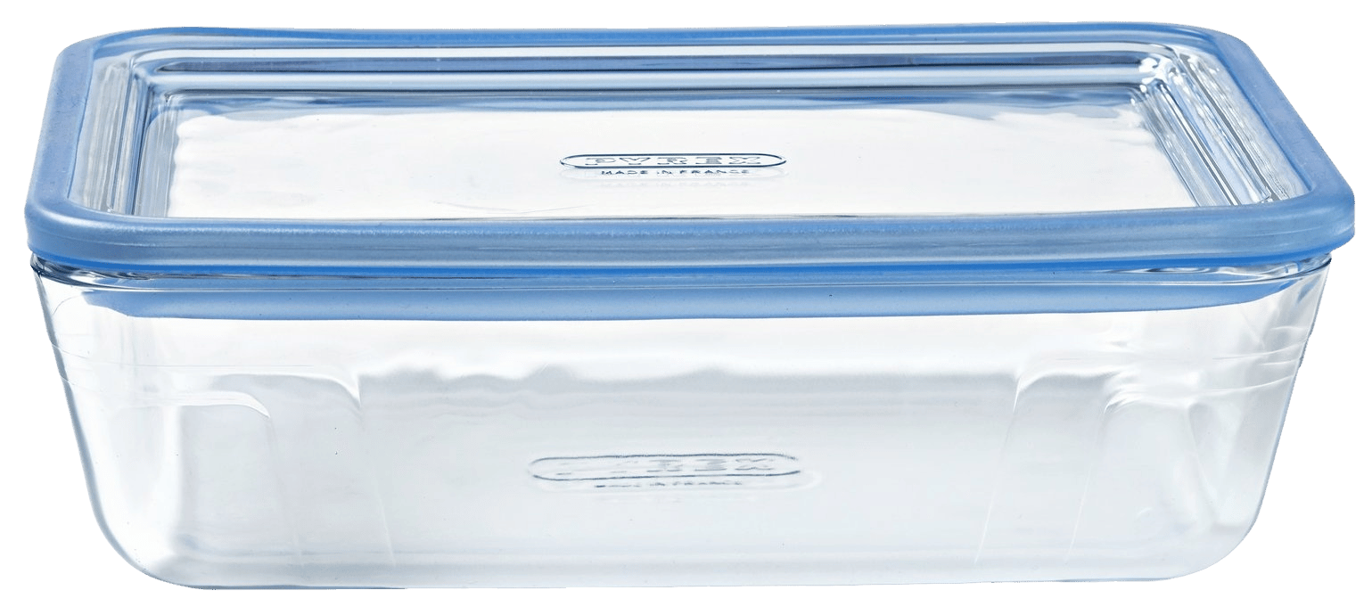 Форма с/к PYREX Pure Glass 1.5 л прямокут. 22x17x7см скл. кришка (242A000/8045)