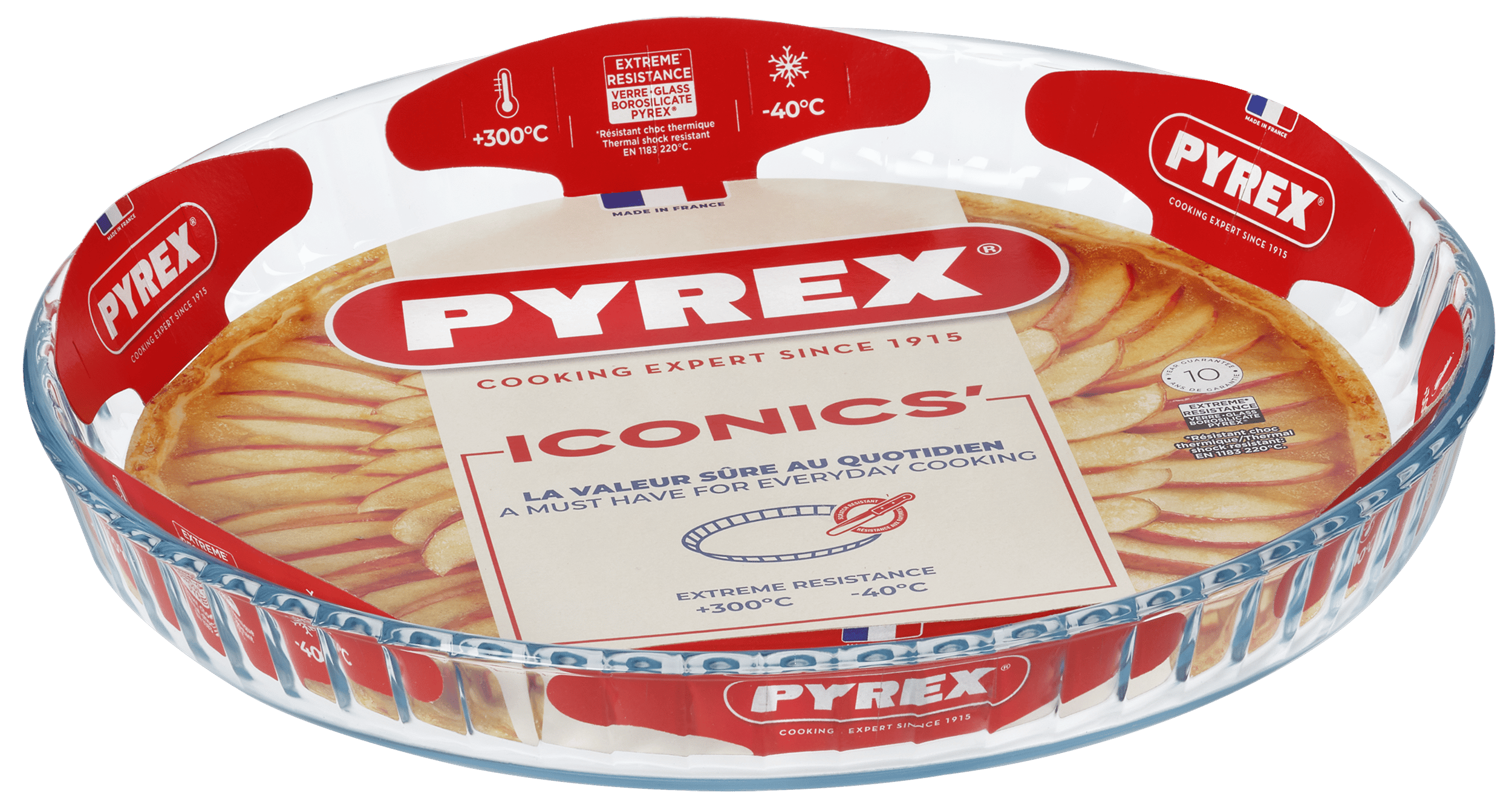 Форма с/к PYREX форма кругл. 28см рифл. край 1.6л (813B000/8446)