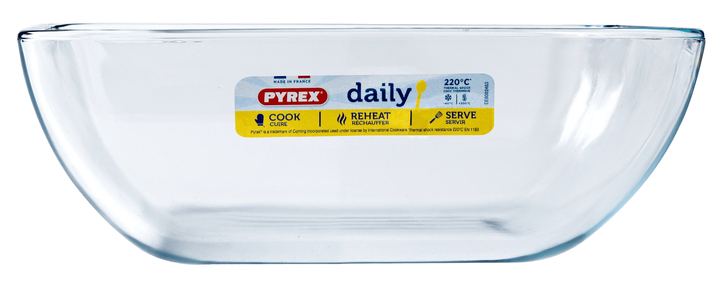 Форма с/к PYREX DAILY форма з криш. прямокут. 22х17см (1.3л) (342P000/3646)