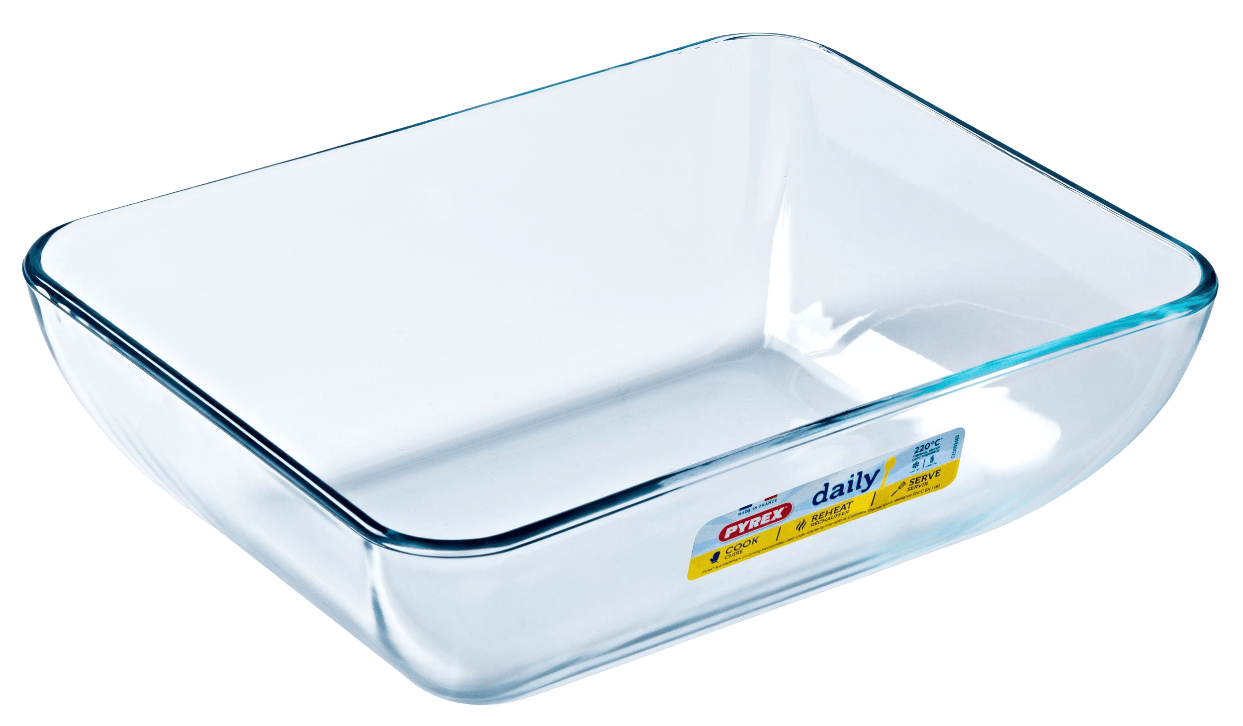 Форма с/к PYREX DAILY форма з криш. прямокут. 25х20см (2.2л) (343P000/3646)