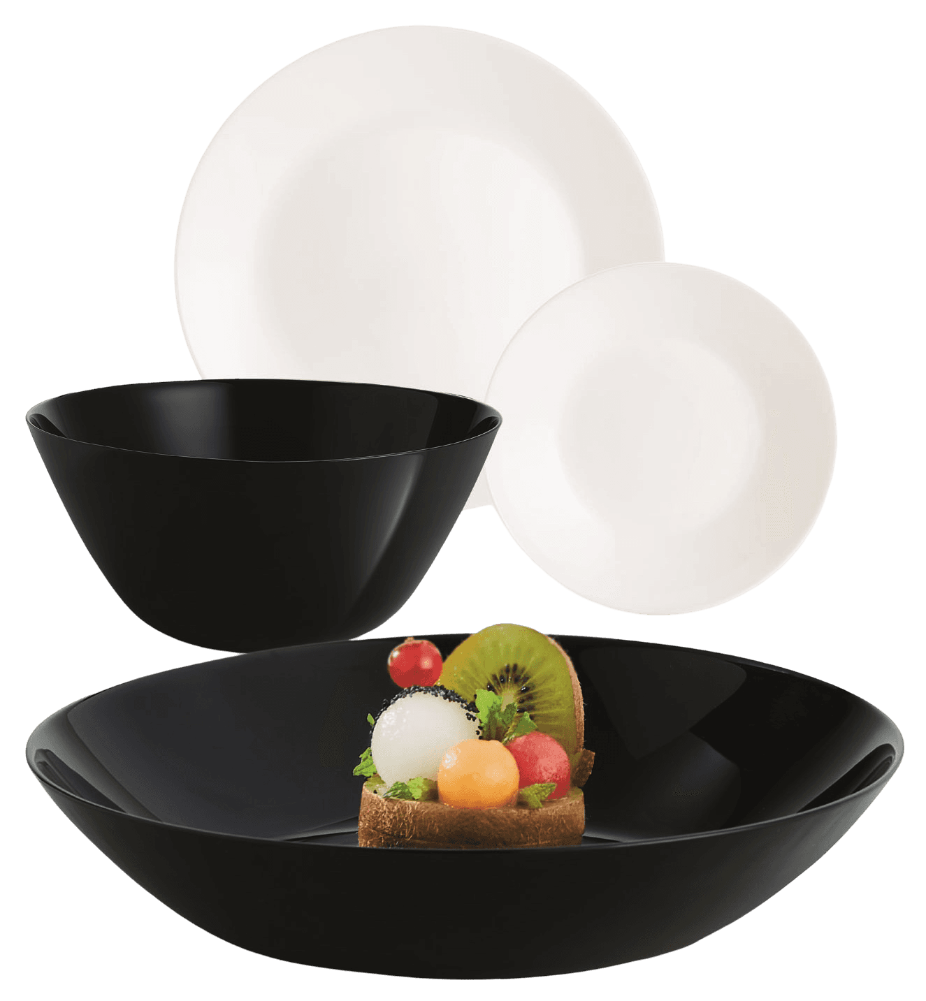Сервіз LUMINARC LILLIE BLACK&WHITE /19пр. (X1202)