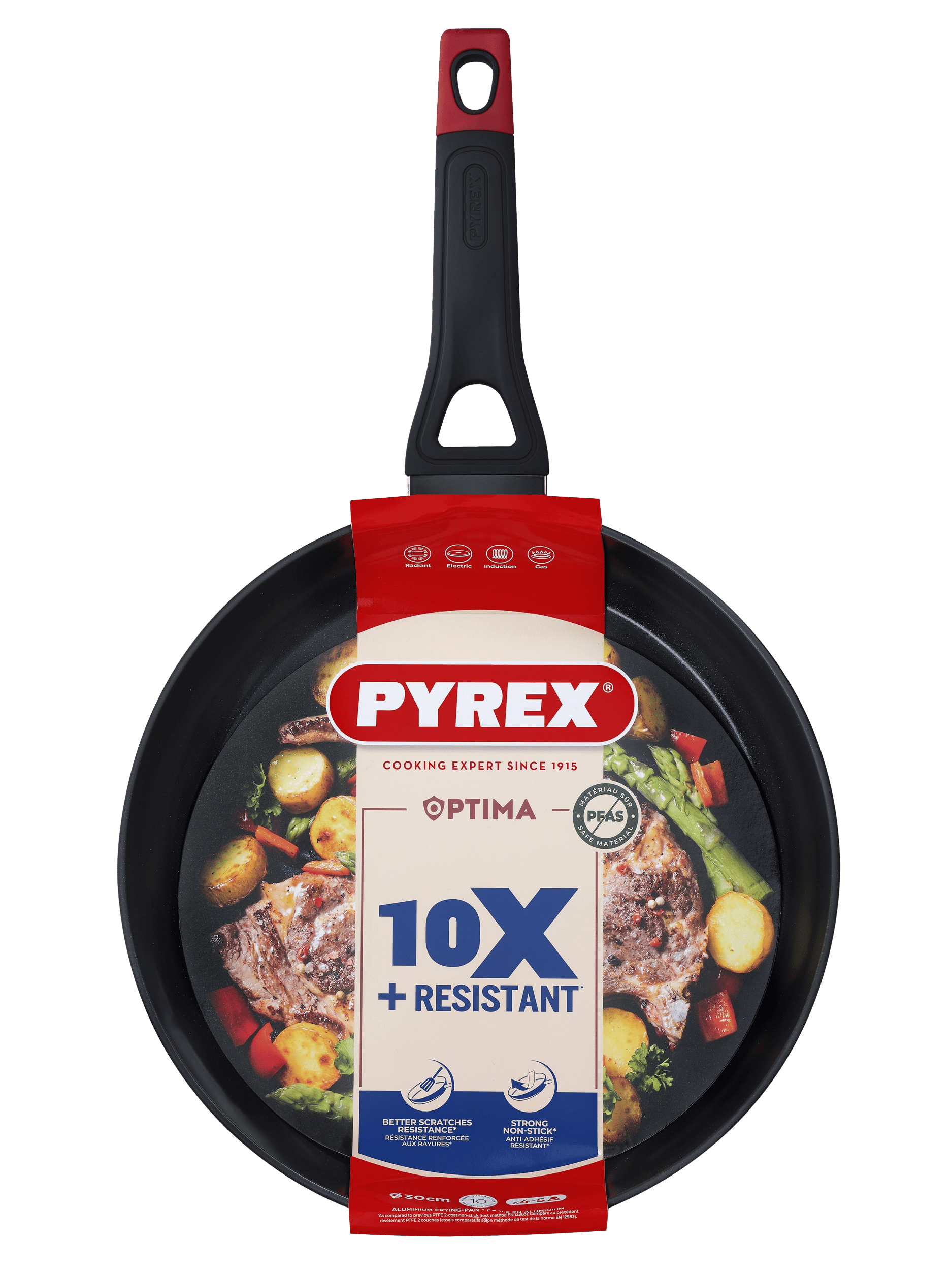 Сковорода PYREX OPTIMA 30 см індукція б/кришки (OT30BF6/8046)