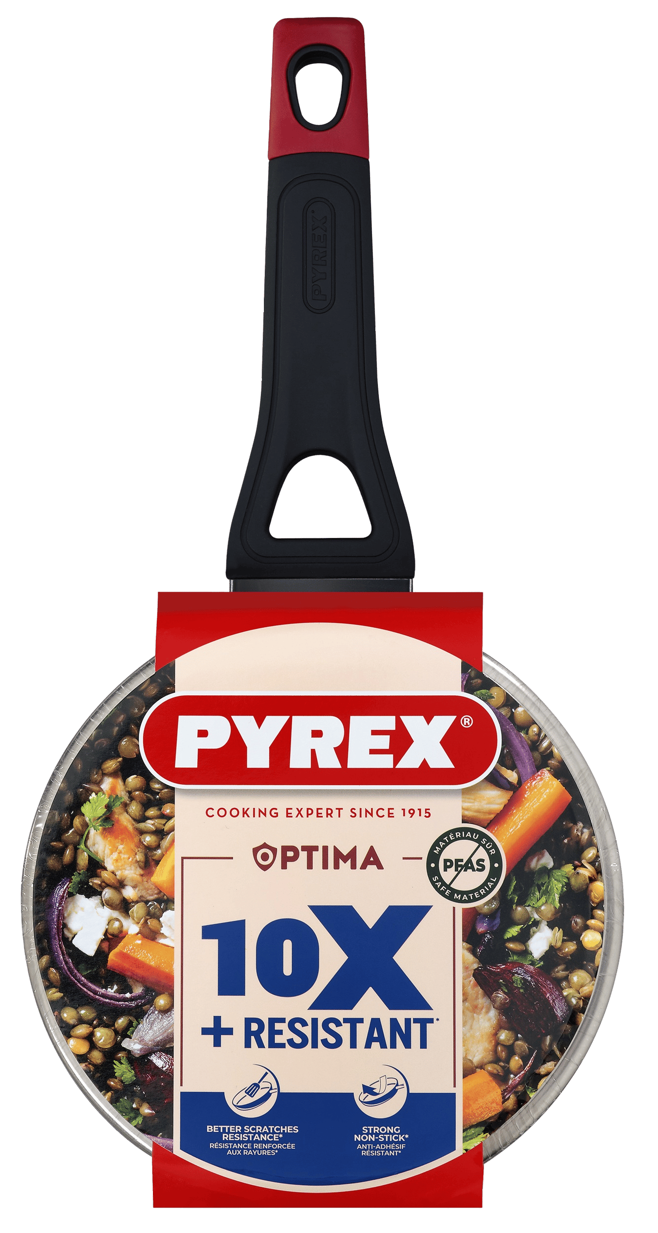 Ківш PYREX OPTIMA 18см індукція з кришкою (OT18AP6/8044)