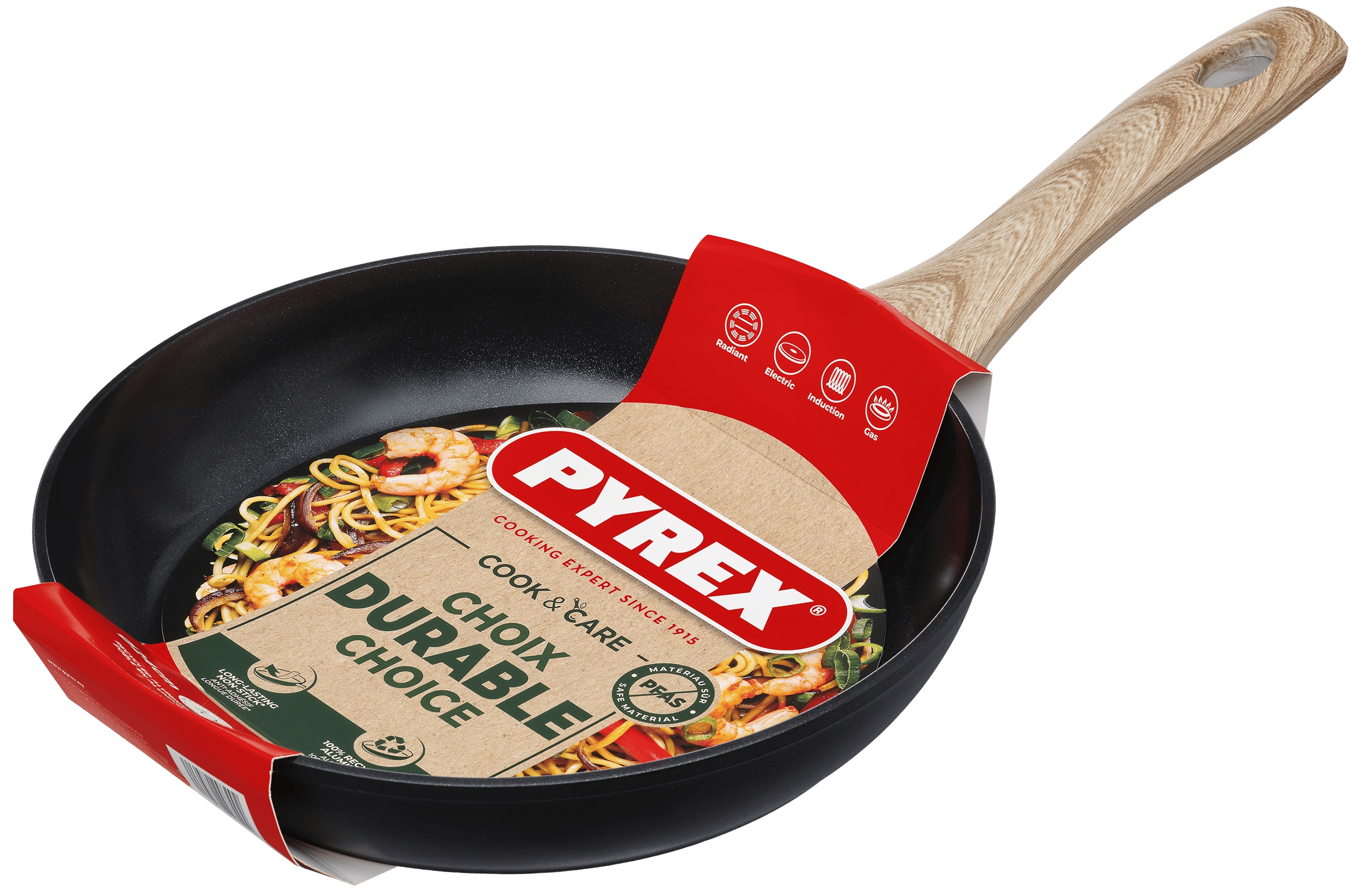 Сковорода PYREX Cook&Care 24 см індукція б/кришки (CR24BF6/8046)
