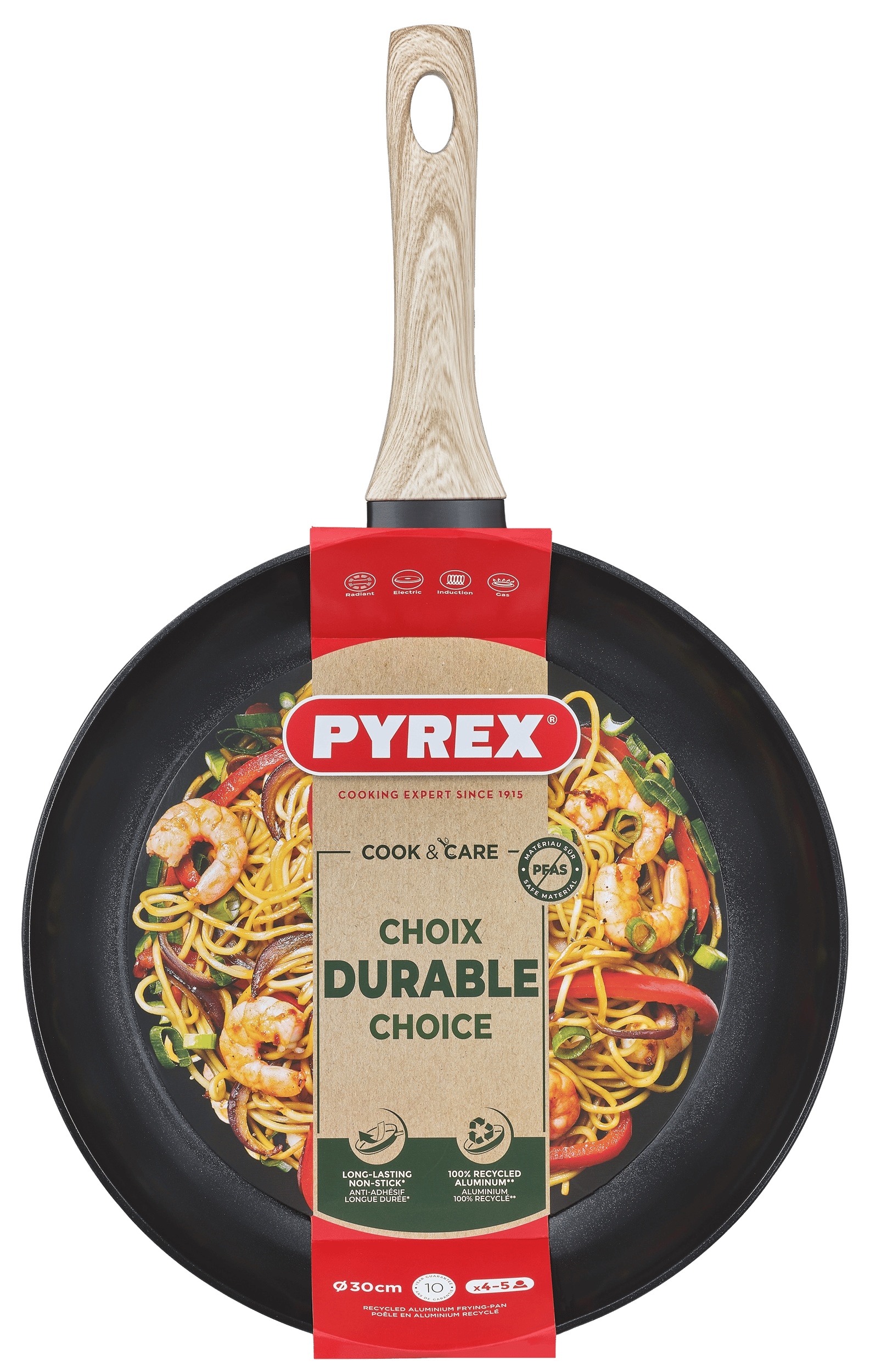Сковорода PYREX Cook&Care 30 см індукція б/кришки (CR30BF6/8046)