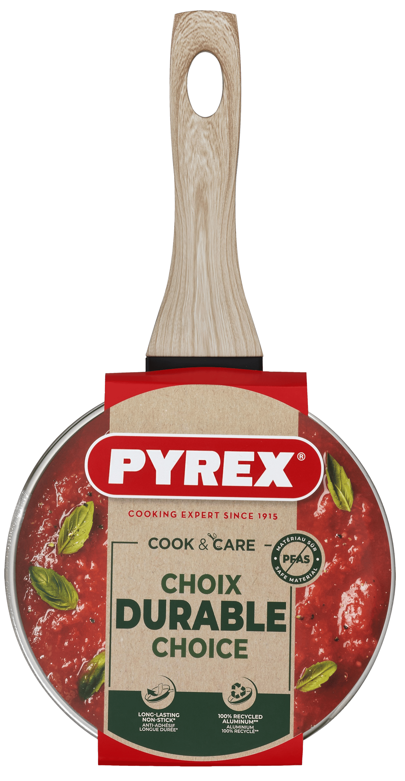 Ківш PYREX Cook&Care 16см індукція з кришкою (CR16AP6/8044)