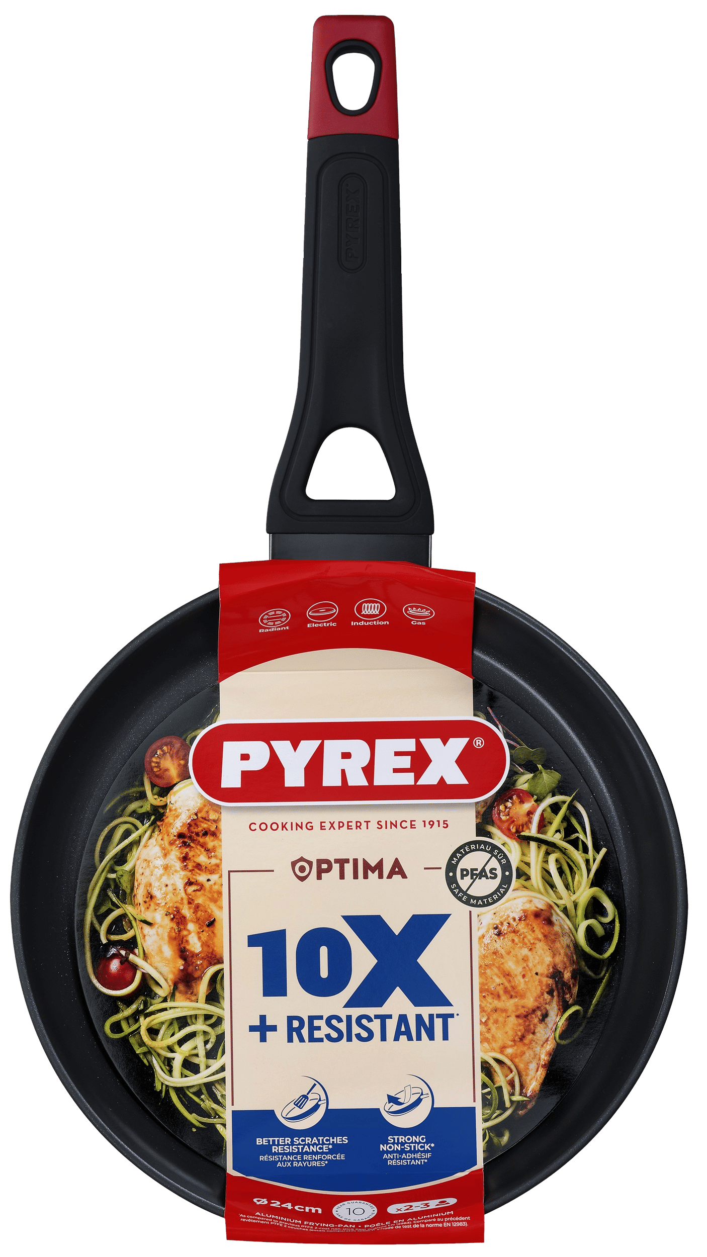 Сковорода PYREX OPTIMA 24 см індукція б/кришки (OT24BF6/8046)