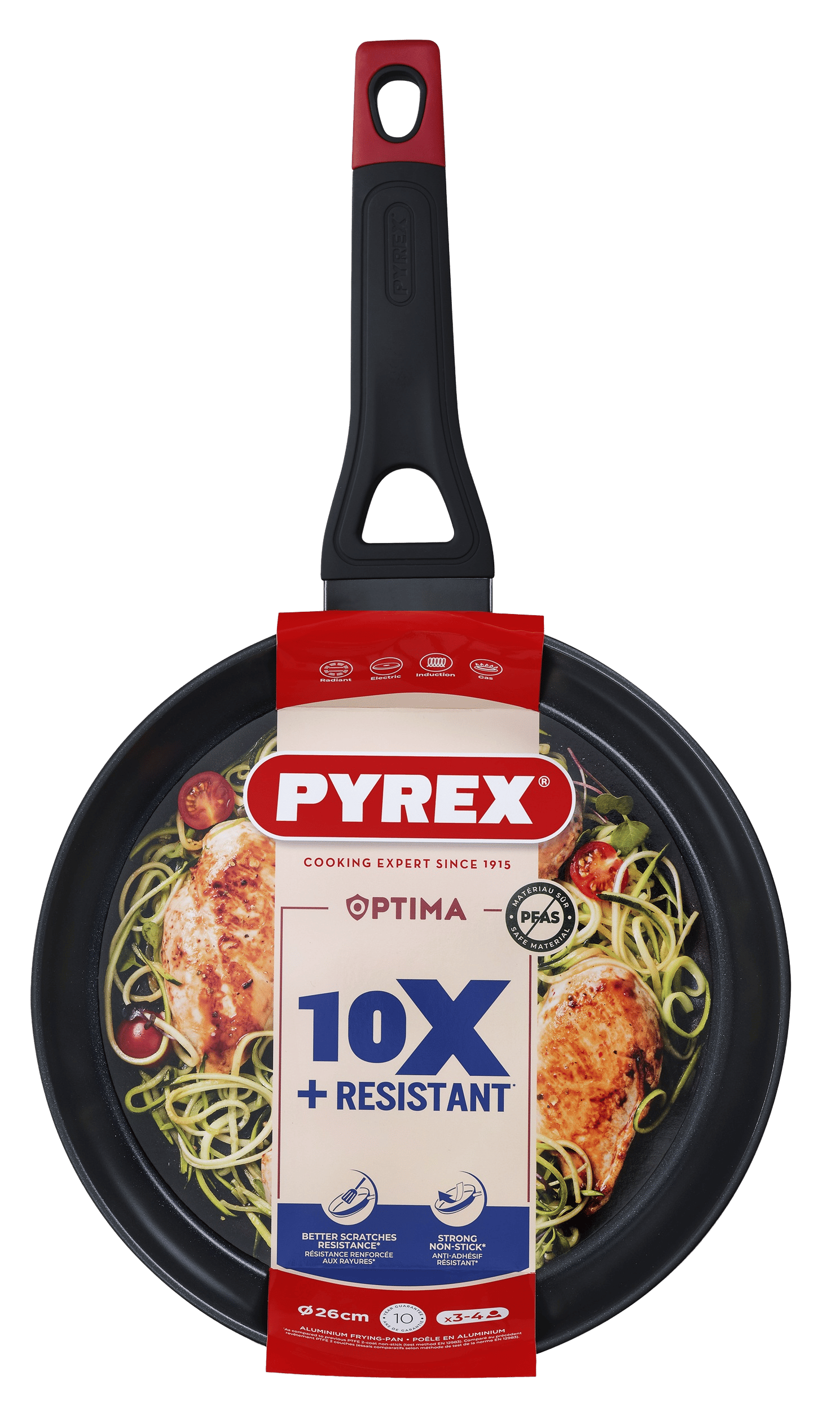 Сковорода PYREX OPTIMA 26 см індукція б/кришки (OT26BF6/8046)