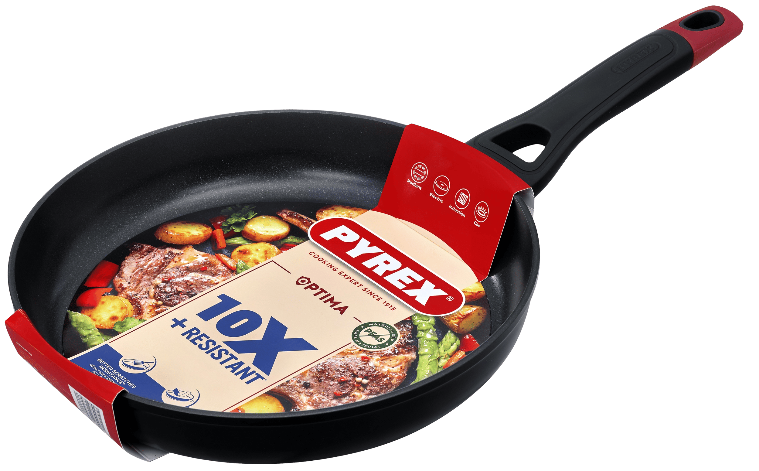 Сковорода PYREX OPTIMA 28 см індукція б/кришки (OT28BF6/8046)